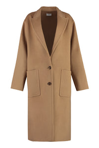 Wool and cashmere coat